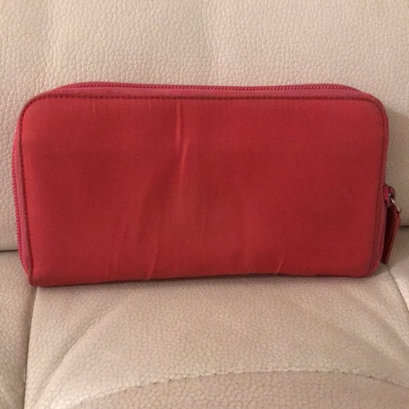 Authentic Prada Nylon Leather Wallet with authenticity & guarantee cards GUC - Picture 4 of 11